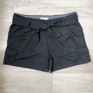 Banana Republic Women’s Cargo Shorts with Belt, Black